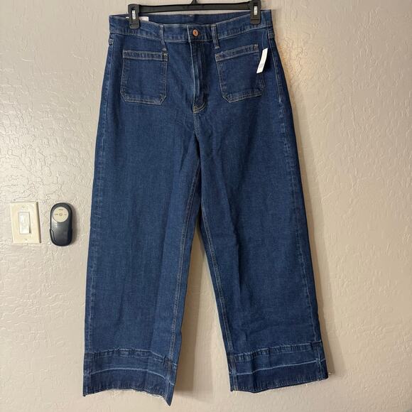 Gap High Stride Wide-Leg Ankle Jeans 33/16T, 740077 - Picture 1 of 5